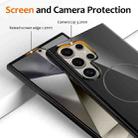 For Samsung Galaxy S24 Ultra 5G Glossy TPU Shockproof MagSafe Phone Case with Lanyard(Black) - 3