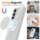 For Samsung Galaxy S24+ 5G Glossy TPU Shockproof MagSafe Phone Case with Lanyard(White) - 2