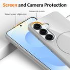 For Samsung Galaxy S24+ 5G Glossy TPU Shockproof MagSafe Phone Case with Lanyard(White) - 3