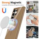 For Samsung Galaxy S25 Ultra 5G Glossy TPU Shockproof MagSafe Phone Case with Lanyard(Gold) - 2