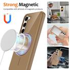 For Samsung Galaxy S23+ 5G Glossy TPU Shockproof MagSafe Phone Case with Lanyard(Gold) - 2