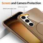 For Samsung Galaxy S23+ 5G Glossy TPU Shockproof MagSafe Phone Case with Lanyard(Gold) - 3