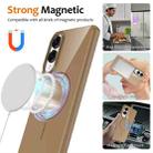 For Samsung Galaxy S25 Edge 5G Glossy TPU Shockproof MagSafe Phone Case with Lanyard(Gold) - 2
