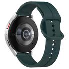 Kalebol 20mm Grooved Silicone Strap(Dark Green) - 2