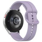 Kalebol 20mm Grooved Silicone Strap(Light Purple) - 2