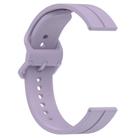 Kalebol 20mm Grooved Silicone Strap(Light Purple) - 3