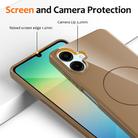 For Samsung Galaxy A06 4G / 5G Glossy TPU Shockproof MagSafe Phone Case with Lanyard(Gold) - 2