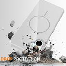 For Samsung Galaxy A06 4G / 5G Glossy TPU Shockproof MagSafe Phone Case with Lanyard(White) - 3