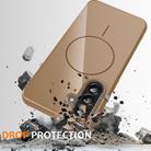 For Samsung Galaxy A16 4G / 5G Glossy TPU Shockproof MagSafe Phone Case with Lanyard(Gold) - 3