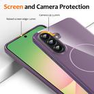 For Samsung Galaxy A26 5G Glossy TPU Shockproof MagSafe Phone Case with Lanyard(Purple) - 2