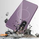 For Samsung Galaxy A26 5G Glossy TPU Shockproof MagSafe Phone Case with Lanyard(Purple) - 3