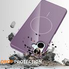 For Samsung Galaxy A07 4G Glossy TPU Shockproof MagSafe Phone Case with Lanyard(Purple) - 3