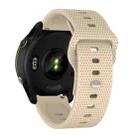 22mm Kalebol Dot Studded Buckle Silicone Watch Band(Cream Color) - 2