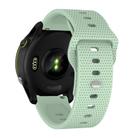 22mm Kalebol Dot Studded Buckle Silicone Watch Band(Teal) - 2