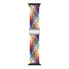 For Apple Watch 42mm / 41mm / 40mm / 38mm Kalebol Nylon Loop Magnetic Buckle Watch Band(Official Rainbow) - 2