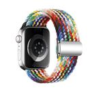 For Apple Watch 42mm / 41mm / 40mm / 38mm Kalebol Nylon Loop Magnetic Buckle Watch Band(Official Rainbow) - 3