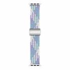 For Apple Watch 42mm / 41mm / 40mm / 38mm Kalebol Nylon Loop Magnetic Buckle Watch Band(Violet Blue) - 2