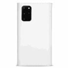 For Samsung Galaxy S20+ Skin Feel Zipper Horizontal Flip Leather Case with Holder & Card Slots & Photo Frame & Lanyard & Long Rope(White) - 3