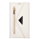 For Samsung Galaxy S10 Skin Feel Zipper Horizontal Flip Leather Case with Holder & Card Slots & Photo Frame & Lanyard & Long Rope(White) - 2