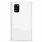 For Samsung Galaxy A41 Skin Feel Zipper Horizontal Flip Leather Case with Holder & Card Slots & Photo Frame & Lanyard & Long Rope(White) - 3