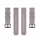 22mm Kalebol Round Tail Silicone Watch Band(Roland Purple) - 3