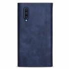 For Samsung Galaxy A50 / A50s / A30s Skin Feel Zipper Horizontal Flip Leather Case with Holder & Card Slots & Photo Frame & Lanyard & Long Rope(Blue) - 3