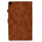 For Samsung Galaxy Tab A7 10.4 2020 T500 Cowhide Texture Horizontal Flip Leather Case with Holder & Card Slots(Brown) - 2
