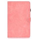 For Samsung Galaxy Tab A7 10.4 2020 T500 Cowhide Texture Horizontal Flip Leather Case with Holder & Card Slots(Rose Gold) - 2