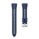 18mm Kalebol Composite Silicone Watch Band(Dark Blue) - 3