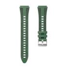18mm Kalebol Composite Silicone Watch Band(Green) - 3