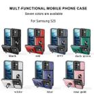 For Samsung Galaxy S25 5G Sliding Camshield TPU+PC Phone Case with Card Slot(Blue) - 2