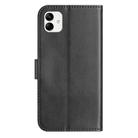 For Samsung Galaxy A04e Dual-Folded S-shape Leather Phone Case(Black) - 3