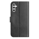 For Samsung Galaxy A04s Dual-Folded S-shape Leather Phone Case(Black) - 3