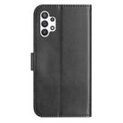 For Samsung Galaxy A13 4G Dual-Folded S-shape Leather Phone Case(Black) - 3
