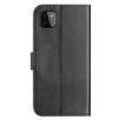 For Samsung Galaxy A22 5G Dual-Folded S-shape Leather Phone Case(Black) - 3