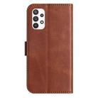 For Samsung Galaxy A23 5G Dual-Folded S-shape Leather Phone Case(Coffee) - 3