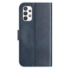 For Samsung Galaxy A23 5G Dual-Folded S-shape Leather Phone Case(Navy Blue) - 3