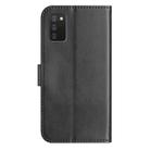 For Samsung Galaxy A02s 164mm Dual-Folded S-shape Leather Phone Case(Black) - 3