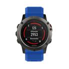For Garmin QuickFit Kalebol 26mm Rhombus Texture Silicone Watch Band(Royal Blue) - 2