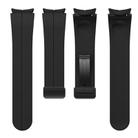 For Samsung Galaxy Watch7 / 6 / 5 Kalebol Concave Folding Magnetic Buckle Silicone Strap(Black) - 3