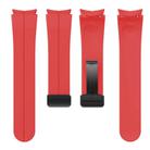 For Samsung Galaxy Watch7 / 6 / 5 Kalebol Concave Folding Magnetic Buckle Silicone Strap(Red) - 3