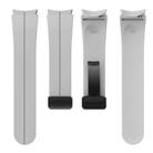For Samsung Galaxy Watch7 / 6 / 5 Kalebol Concave Folding Magnetic Buckle Silicone Strap(Grey) - 3
