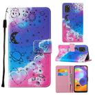 For Samsung Galaxy A31 Cross Texture Painting Pattern Horizontal Flip Leather Case with Holder & Card Slots & Wallet & Lanyard(Love Universe) - 1