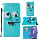 For Samsung Galaxy Note20 / 5G Cross Texture Painting Pattern Horizontal Flip Leather Case with Holder & Card Slots & Wallet & Lanyard(Big-eye Monster) - 1