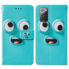 For Samsung Galaxy Note20 / 5G Cross Texture Painting Pattern Horizontal Flip Leather Case with Holder & Card Slots & Wallet & Lanyard(Big-eye Monster) - 2