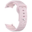 For Samsung Galaxy Watch7 / 6 / 5 Kalebol Reverse Buckle Wave Pattern Silicone Strap(Pink) - 3