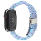 For Apple Watch 46mm / 49mm / 45mm / 44mm Oval Resin Watch Band(Blue Phantom) - 2
