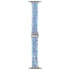 For Apple Watch 46mm / 49mm / 45mm / 44mm Oval Resin Watch Band(Blue Phantom) - 3