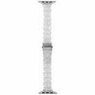 For Apple Watch 46mm / 49mm / 45mm / 44mm Oval Resin Watch Band(Fluorescent White) - 3