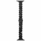 For Apple Watch 46mm / 49mm / 45mm / 44mm Oval Resin Watch Band(Flash Black) - 3